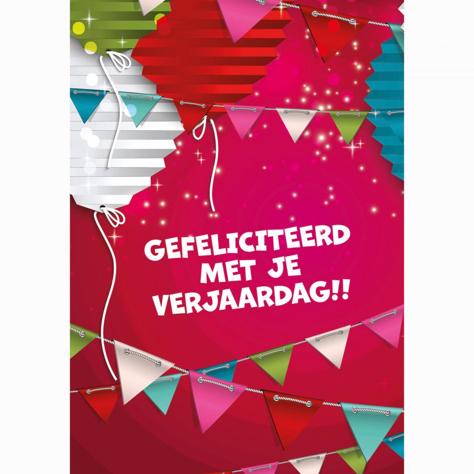 Verjaardag Gefeliciteerd Vlaggetjes