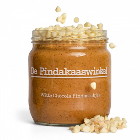 Pindakaas 420ml Witte Chocolade